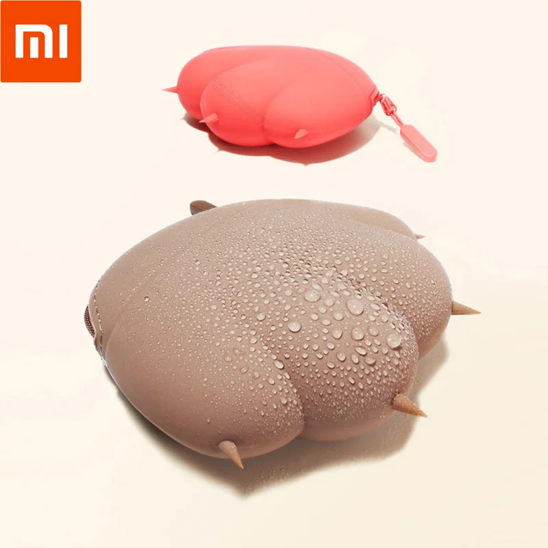 

Xiaomi Mijia Youpin Qualitell Silicone Portable Coin Purse Waterproof Wallet Cute Storage Bag Cat Claw Design