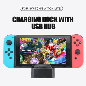 

Portable Dock Station for Nintendo Switch with Type C to HDMI TV Adapter USB One-key Display Charging Docking Playstand Charger