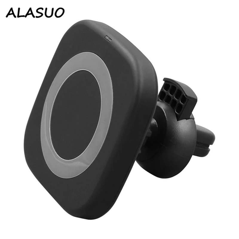 

Magnetic car phone holder qi wireless charger 360 degree rotation for iPhone Samsung magnet car mount phone charger in air vent