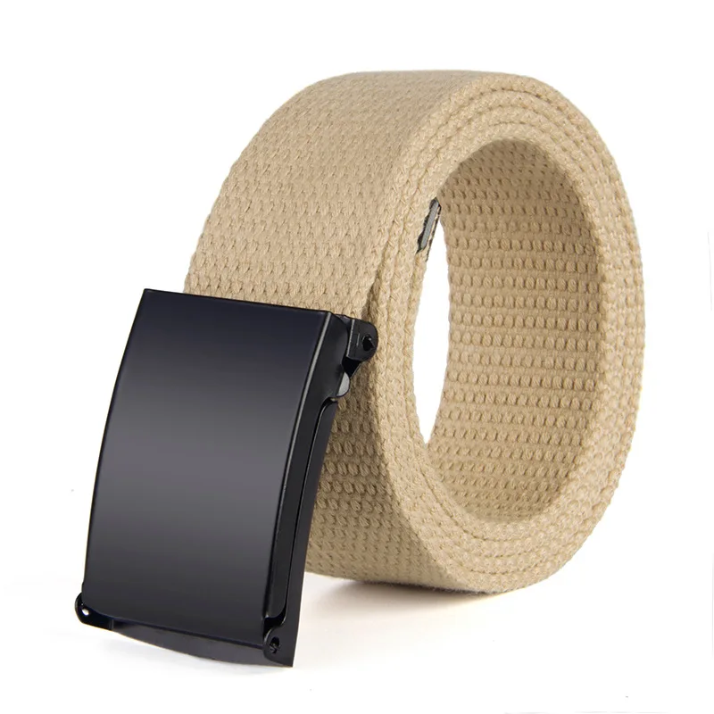 Men Belts 2020 Fashion Unisex Army Tactical Waist Belt 3.8cm Outdoor Sports Canvas Belt Luxury Canvas Webbing Waistband formal belt for men Belts