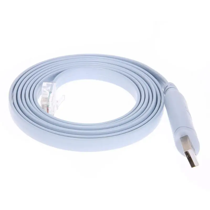 

1.8m usb rs232 to rj45 console cable usb console cable For computer For CISCO routers and switches for AP wireless routers