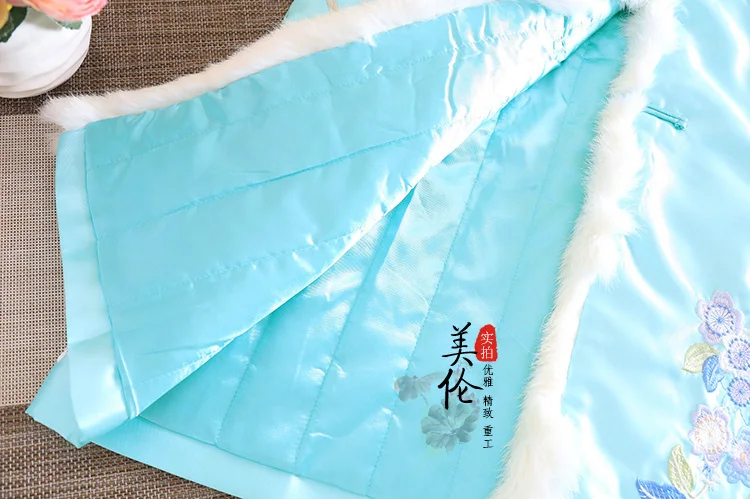 Китайское платье для женщин, элегантное, винтажное, cheongsam qipao, платье, пальто, толстое, теплое, женское, tangsuit vestidos