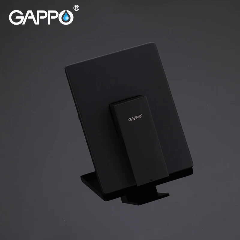 GAPPO настенное крепление для ванной комнаты дождь водопад смеситель для душа набор черная Скрытая Душевая система Ванна смеситель для душа кран