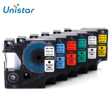 Юнистар 6 шт. 12 мм 45013 45010 45016 45017 45018 45019 совместимый с dymo D1 45013 этикетка кассета для Dymo LabelManager 160 этикетировщик