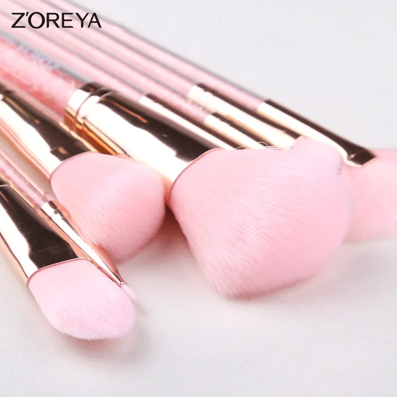 ZOREYA кисти для макияжа 10 шт. набор кистей Румяна Основа Eye Shadow Фонд Смешивание