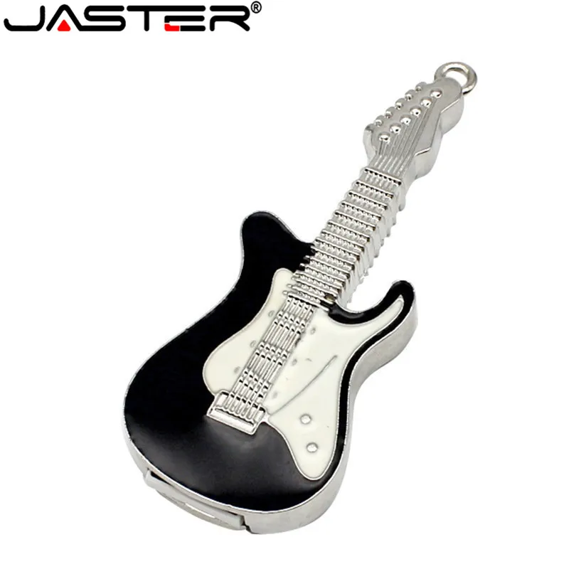 JASTER металлическая гитара USB флэш накопитель музыкальная модель ручка карта