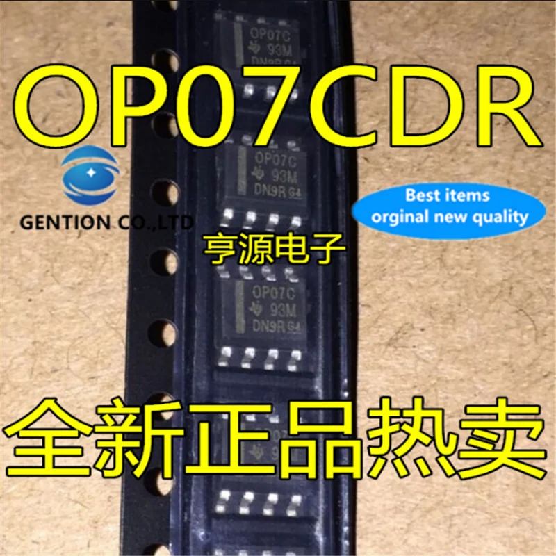 50 Pz Op07 Op07C Op07Cdr Sop8 Amplificatore Operazionale Amplificatore Operazionale Bipolare A Basso Rumore Disponibile 100% Nuovo E Originale