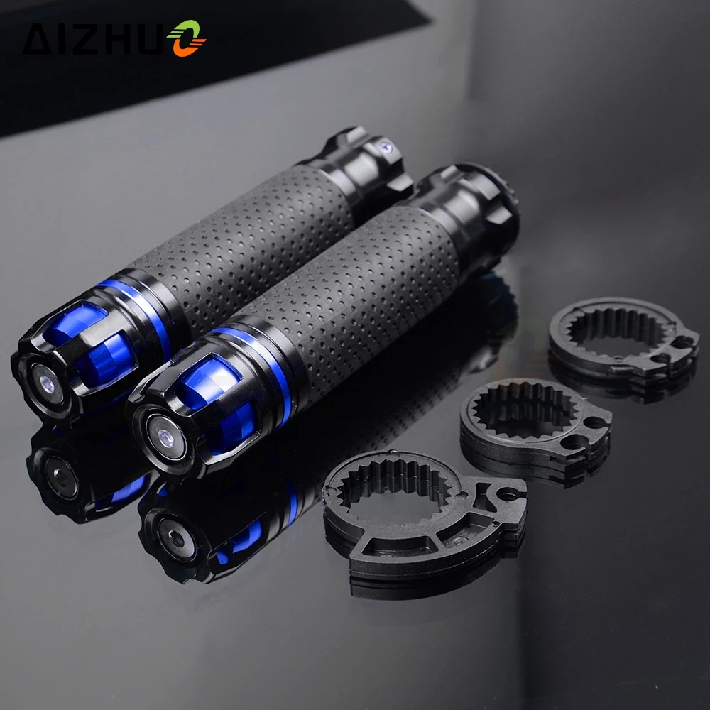 CNC Аксессуары для мотоциклов ручки руля ручная Ручка для YAMAHA XMAX 125/250/300/400 железо MAX NMAX 125 R120 - Цвет: blue