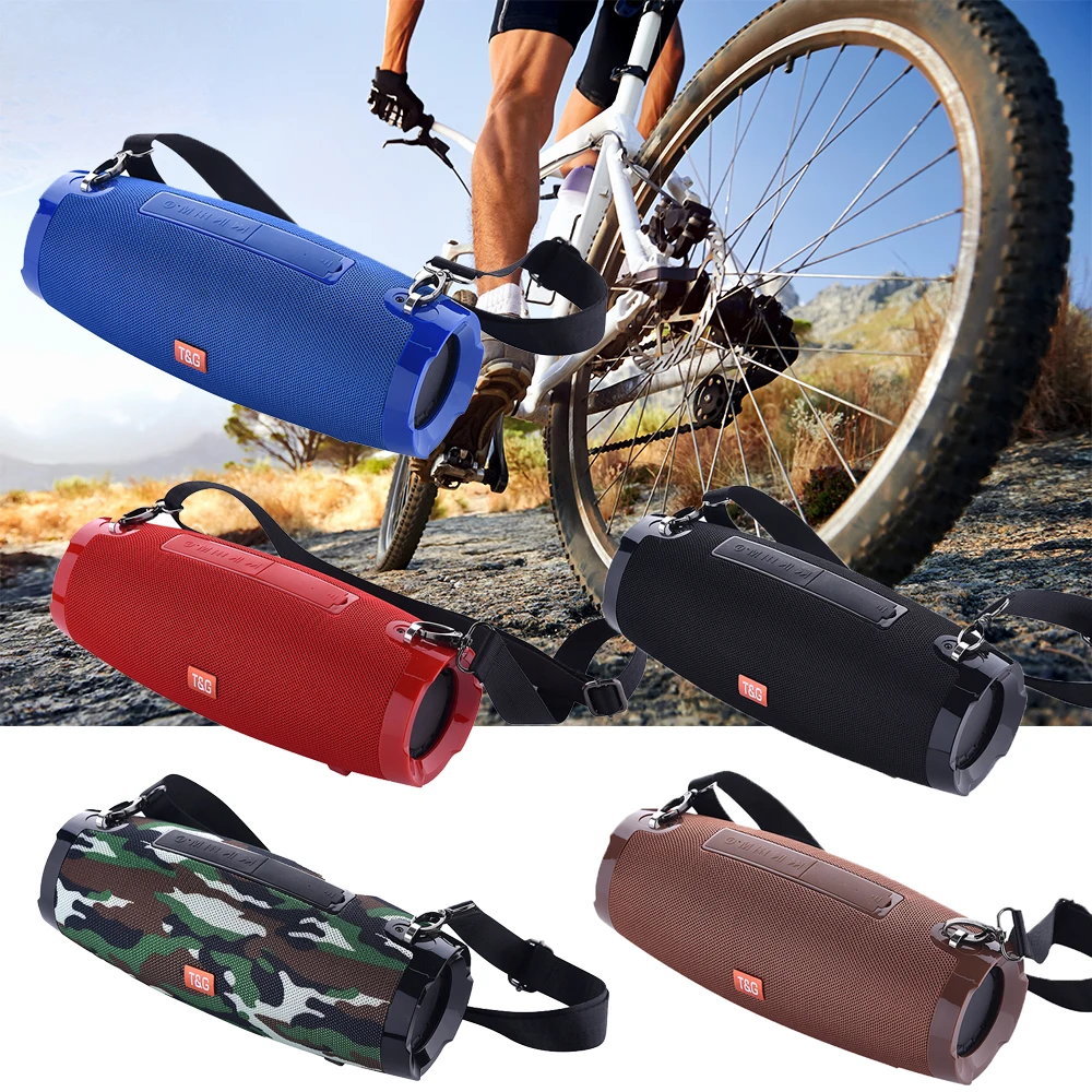 20 Вт портативный Bluetooth динамик с FM радио беспроводной Boombox TF USB Водонепроницаемый