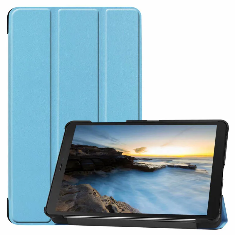 Роскошный тонкий складной PU чехол для Samsung Galaxy Tab A 8,0 откидной Чехол T290 T295 T297(200 шт/партия