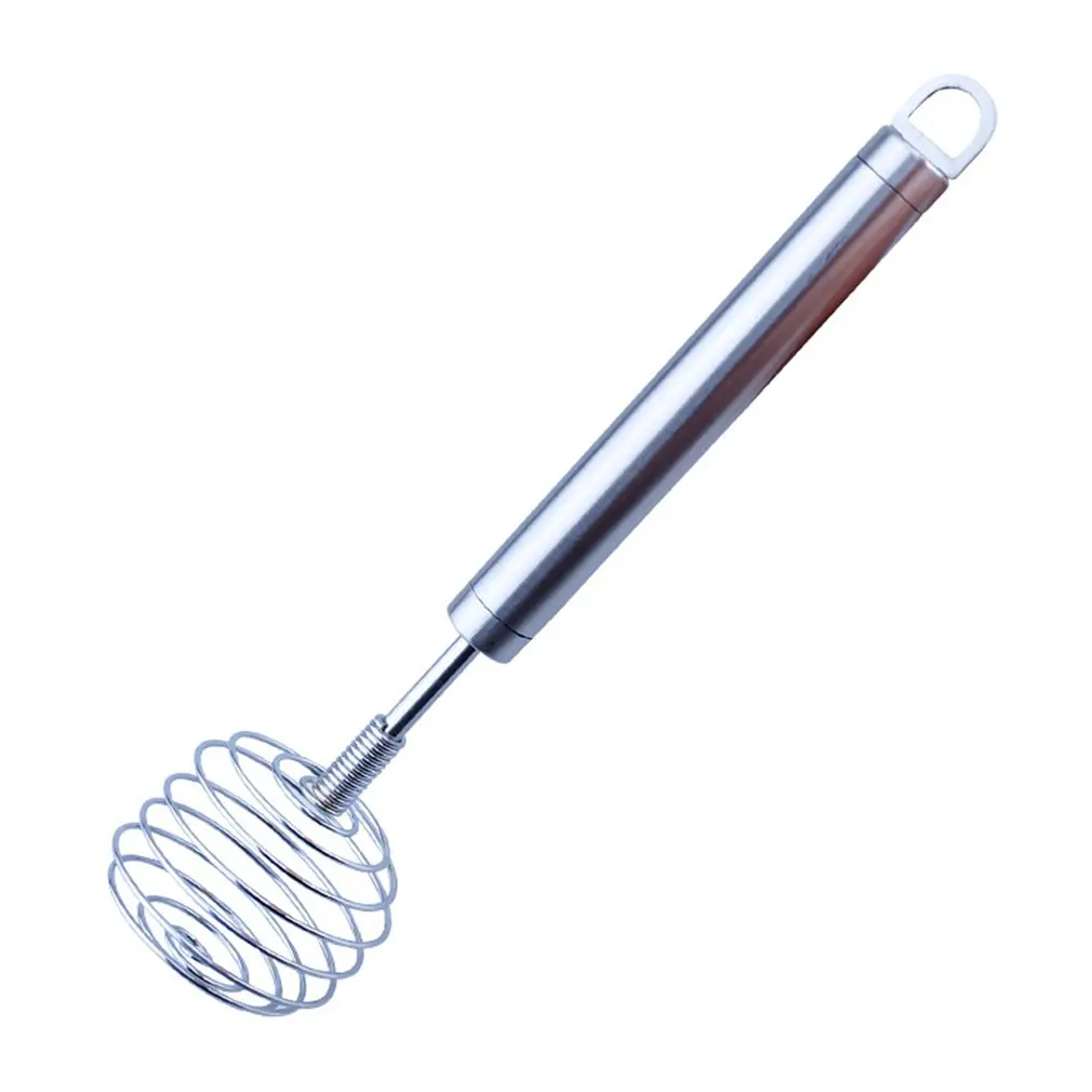 Нержавеющая сталь ручной самоповорачивающийся венчик легко блендер и миксер крем Whipper взбиватель яиц Горячая мешалка для напитков