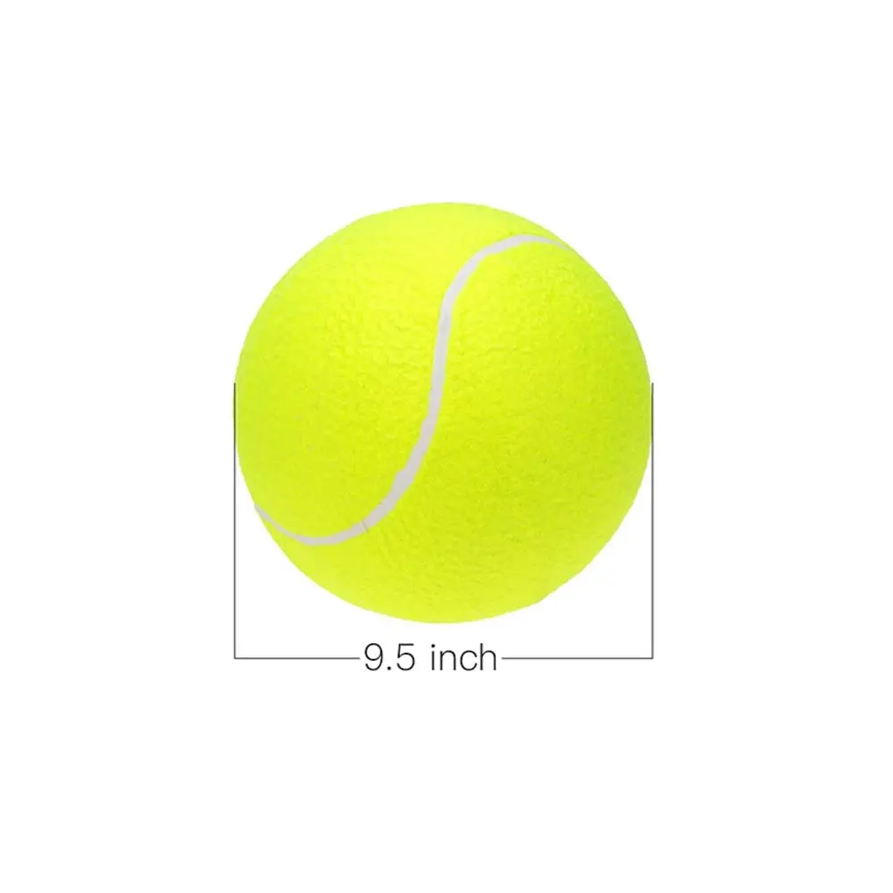 Высокое качество открытый надувной конкурс теннисный мяч для тренировок теннисные мячи Спорт на открытом воздухе для домашних животных детей взрослых Забавный ребенок - Цвет: 9.5 inch