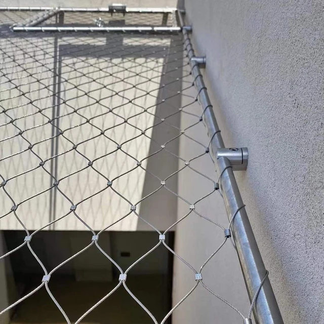 Rozsdamentes Acél Kábelháló Nettó Baltrade Töltés Az Erkélyre - Image 2