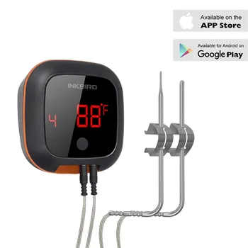 

Inkbird IBT-4XS Bluetooth IOS&Android Free App Connection BBQ Thermometer Party Cooking Temp Controller for Meat Smoker Oven