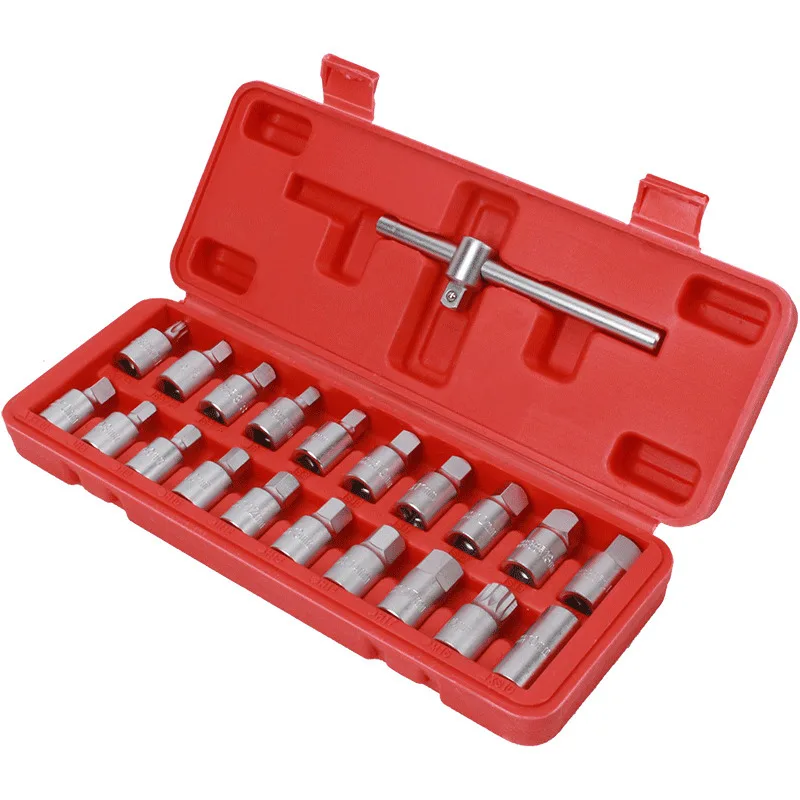 21PCS Special Tools for Oil Drain Screw of Automobile Oil Drain Screw