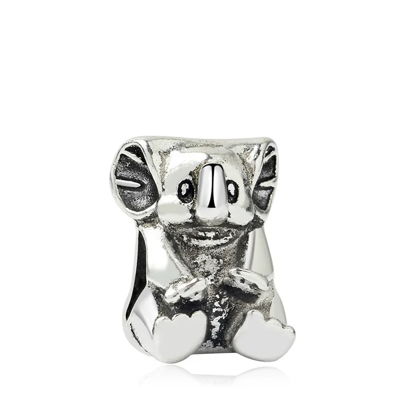 5PCS-Fashion-Original-Metal-Alloy-Antique-Silver-Charm-Cute-Elephant-Spacer-Beads-for-Jewelry-DIY-Pendant