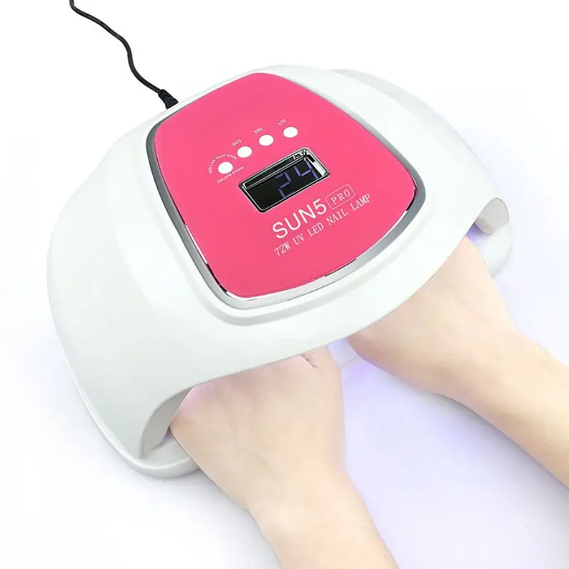 72W UV LED Lamp Nail Dryer for Nails Fast Drying Gel Polish Phototherapy Machine