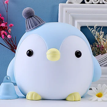 

The Penguin Can Save Money In The Coin Can Prevent Falling Children Cute Girls Cartoon Creative Savings Tank Home Decor
