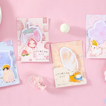 

free shipping 30packs/lot Notebook Stationery School Supplies Creative Paper Sticky Message Note N Times