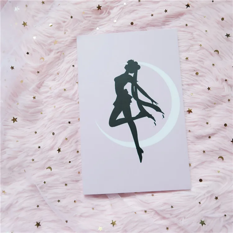 

Sailor Moon Hare Notebook Cute Cartoon Water Ice Moon Notebook Handbook Diary Net Hong Book