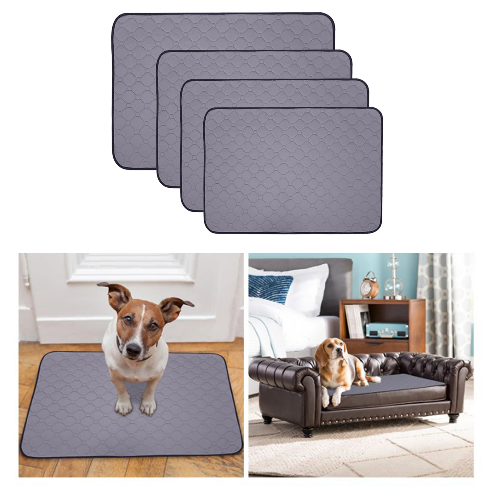 Pet Washable Pee Pads for Dogs Cats, Reusable Puppy Pad Mat for Indoor , Incontinence, Travel