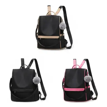 

Women Nylon Backpack Anti-theft Rucksack Casual Tote Laptop Daypack Shoulder Bag