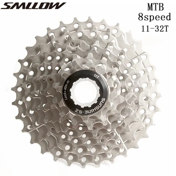 

Free Shipping SUNSHINE-SZ MTB Mountain &city Bike 8s 24s 8Speed 11-32T Cassette Freewheel Sprockets for Bicycle Parts flywheel