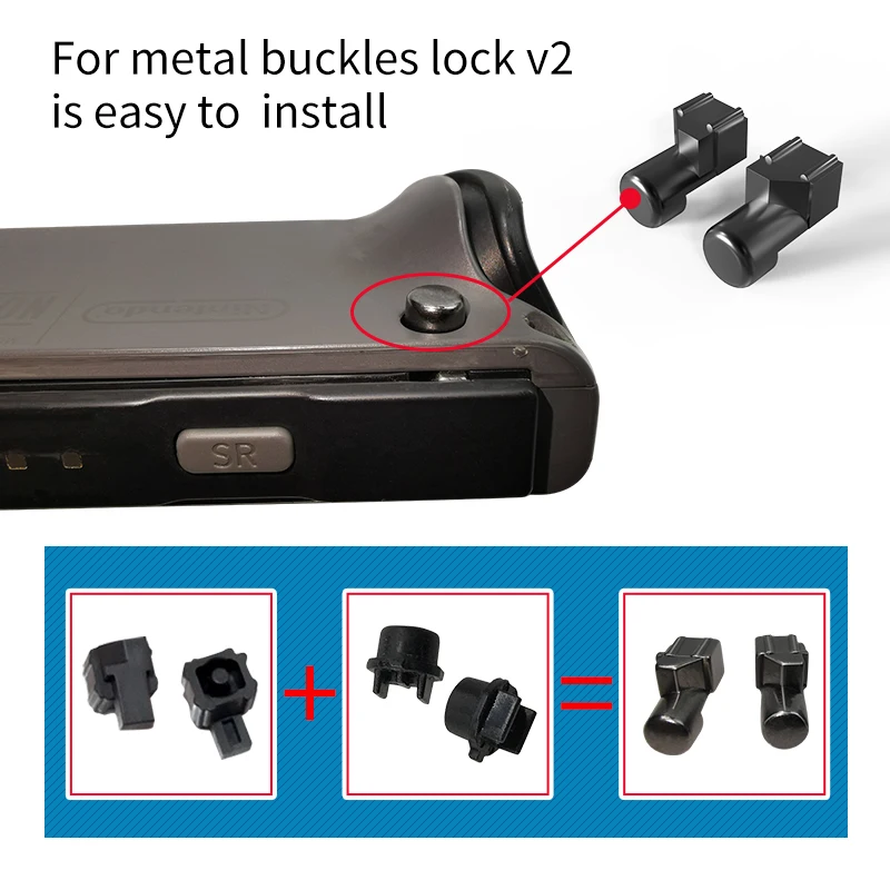 Original Left Right Metal Lock Buckle for Nintendo Switch Joycon