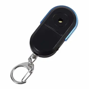 

Anti-Lost Alarm Key With LED Light Finder Locator Keychain Whistle Sound Mini Anti Lost Key Finder Sensor