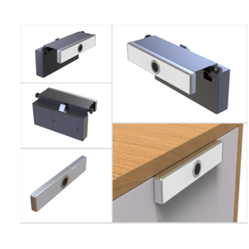 

Smart Electric Mini Lock Fingerprint for Drawer Cabinet Wardrobe Round Smart Electric Lock