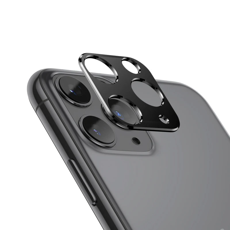 Защитная крышка для объективов камеры для iPhone 11 Pro Max, металлическое кольцо-бампер для объектива мобильного телефона, защитный чехол для задней панели смартфона