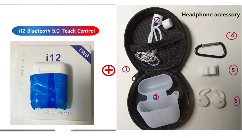 i12 white add gift Дропшиппинг Новинка i12 TWS i7s Bluetooth 5,0 наушники беспроводные всплывающие наушники 3D стерео супер бас мини наушники i 12 tws - Цвет: i12 white add gift