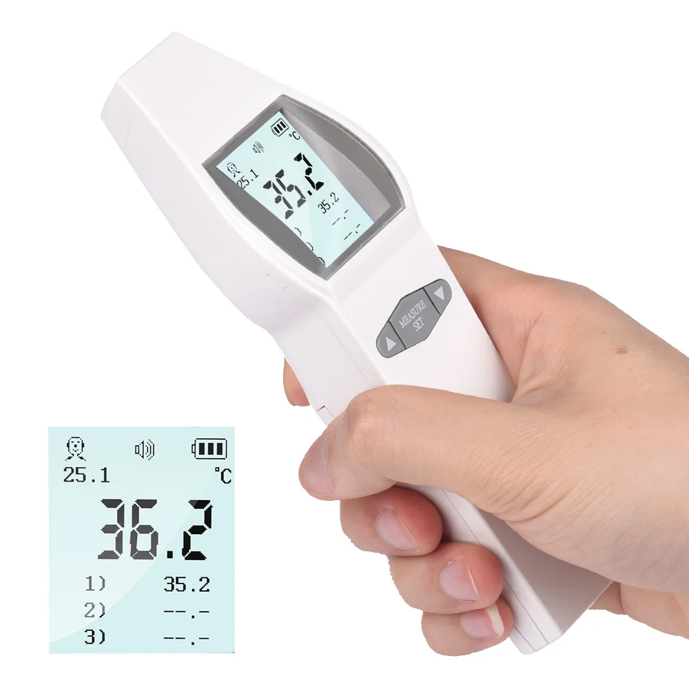 

Infrared Thermometer Non-Contact Body Digital LCD Home Portable Forehead Thermometer Baby Adult Universal Body Ear Termometro