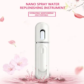 

Nano Spray Hydrating Instrument Steaming Face Sprayer Cold Spray Charging Portable Handheld Facial Beauty Instrument Humidifier