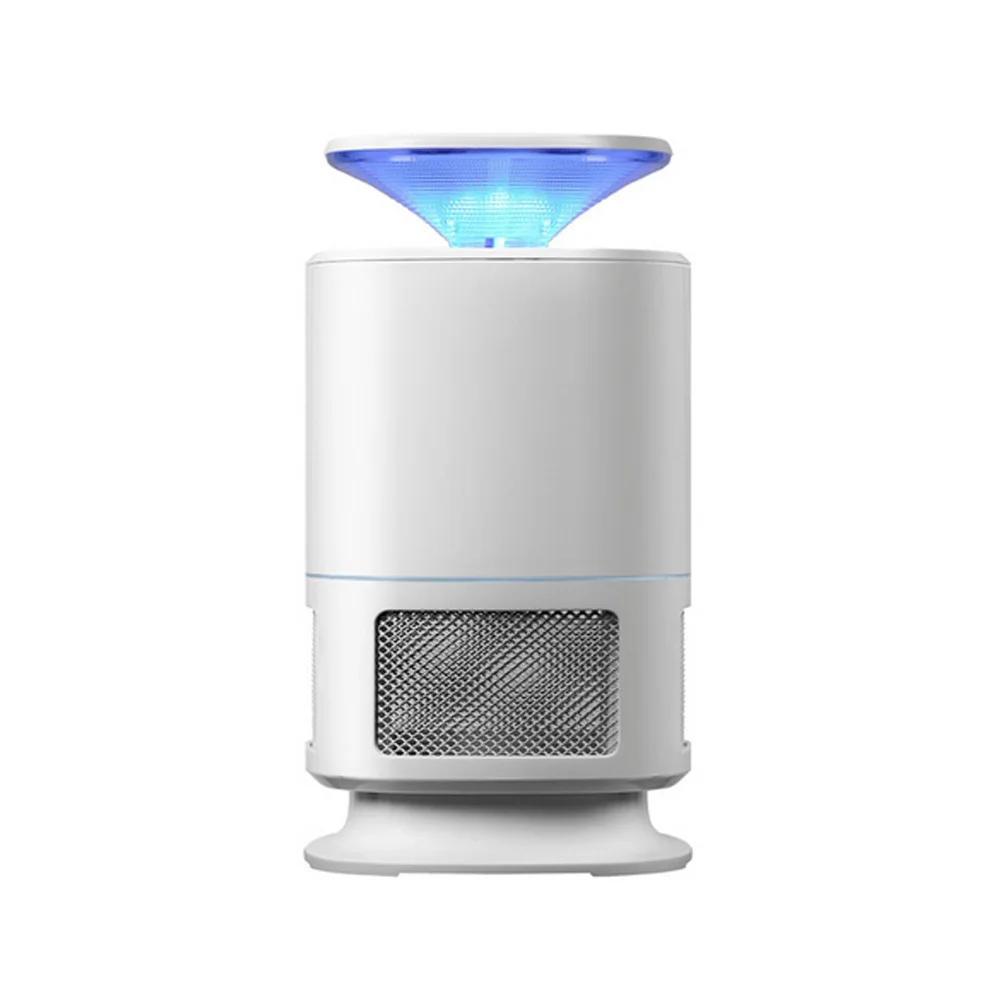 Летний USB москитный убийца лампа насекомых муха Жук Zapper ловушка вредителей светодиодный контроль УФ свет - Цвет: Белый