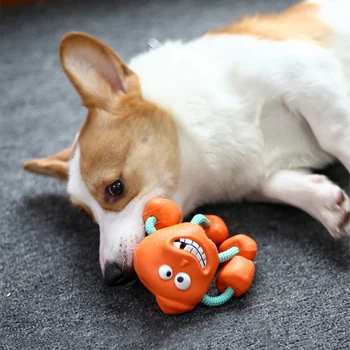 

Latex Dog Toys Rubber Ball Toys Standing Stick Animal Puppy Bite Interactive Play Dog Accessories Dog Toys