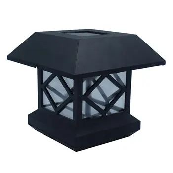 

Stairs Fence Lamp Balcony Patio Deck Intelligent Outdoor Waterproof Solar Powered LED Post Light Easy Install Walkways Wall