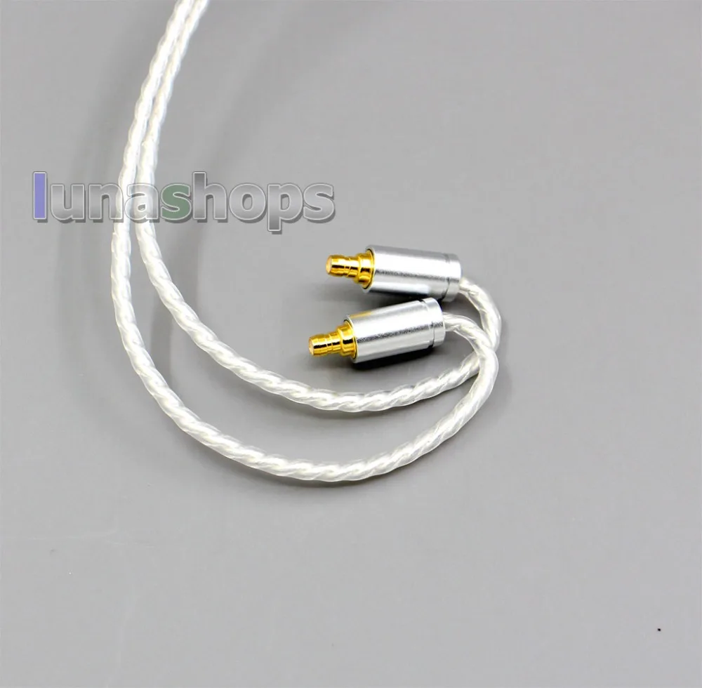 LN006457 XLR сбалансированный 3,5 мм 2,5 мм Hi Res посеребренный для наушников кабель для Sennheiser IE400 IE500 Pro