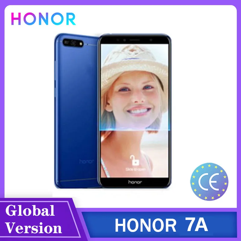 Смартфон Honor 7A 2 + 16 телефон экран 5 99 дюйма на две Sim-карты Snapdragon 450 Android | Мобильные