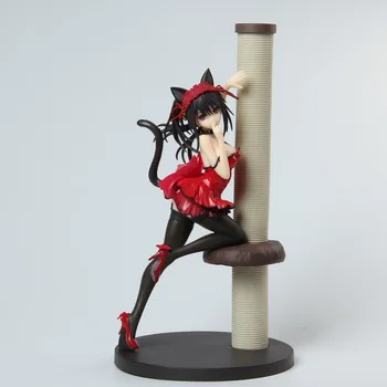 

NEW Anime DATE A LIVE Tokisaki Kurumi Nekomusume Catgirl Red underwear 1/7 Scale PVC Action Figure Collection Model Toy