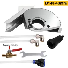 Juego de blindaje de amoladora angular, Protector de rueda, cubierta de seguridad, Protector de ranurado de agua, herramienta de conversión de corte de bomba