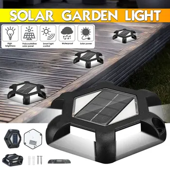 

Solar Energy Buried-Light Underground Lamp high pressure outdoor waterproof 6 LED road lamp deck step foot lamp
