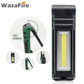 

COB LED Work Light Portable Rechargeable Lantern Outdoor Night Work Lamp Magnetic Tactical Flashlight For Car Repair Camping