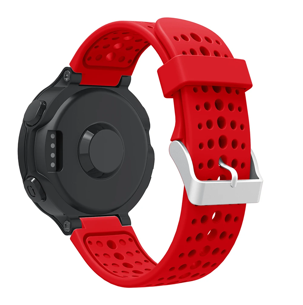 Ремешок сменный силиконовый для смарт-часов Garmin Forerunner 230 235 220 620 630 | Наручные часы