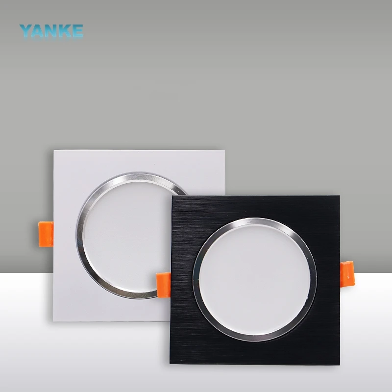 

Dimmable ultra-thin LED downlight 5W7W9W12W AC85-265V square LED anti-fog ceiling light downlight kitchen household lighting