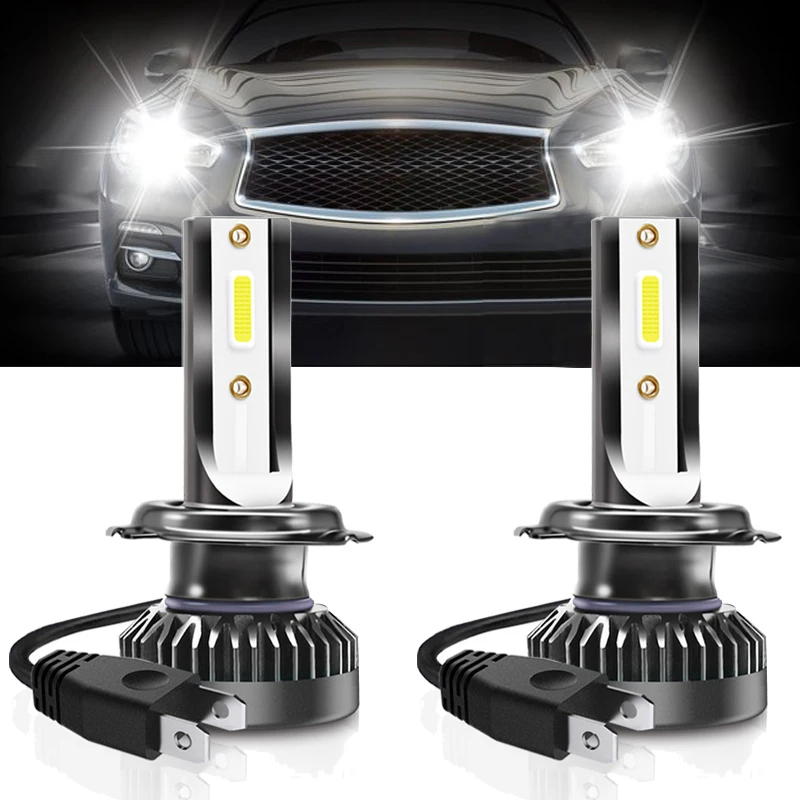 Cars Led Light H7 Headlights12v Bulbs 40w Auto Fog Lamps 6000k White