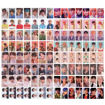 

Hot KPOP Album Photo Card Bangtan Boys Collection Photocard Self Made Paper Cards