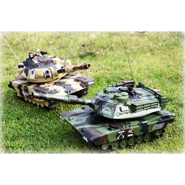 1:32 Military War RC Battle Tank Heavy Large Interactive Remote Control Toy Car with Bullets Model Electronic Boy Toys 2