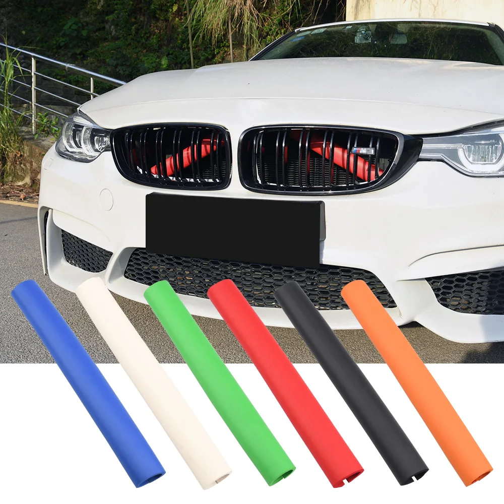 2pcs Front Grille Trim Strips For BMW F30 F32 3 4 Series Sport Style Cover Frame Car Auto Decoration Stickers | Автомобили и