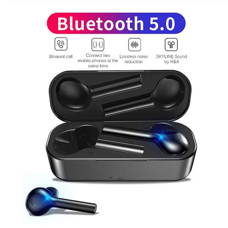 McGeSin Bluetooth 5 0 беспроводные наушники Мини спортивная Гарнитура бинауральные с